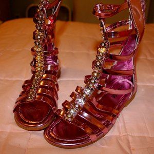 GIRLS GLADIATOR SANDAL SHOE NWT SZ3
